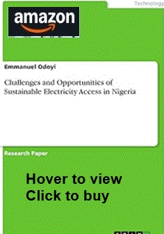Challenges and Opportunity Electricity Nigeria
