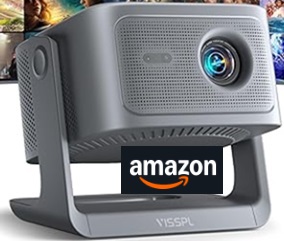 Smart 4K Projector with WiFi and Bluetooth