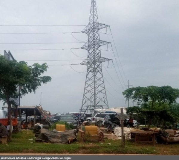Violation of Right of Way of Electricity Transmission Lines