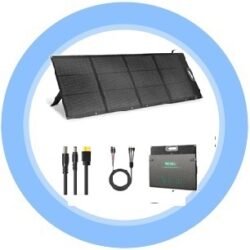 HQST 200W Ultra-Light Portable Solar Panel | Foldable Solar Charger